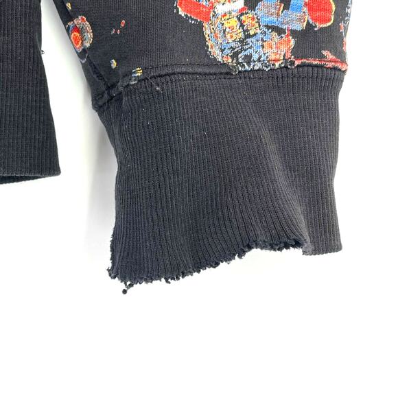 Vintage Y2K Sarin Robot Print Zip Up Hoodie Jacket Mens Size Medium - Picture 5 of 8